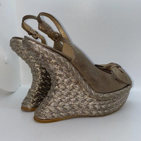 Stuart Weitzman Metallic Espadrilles - Picture 7 of 7